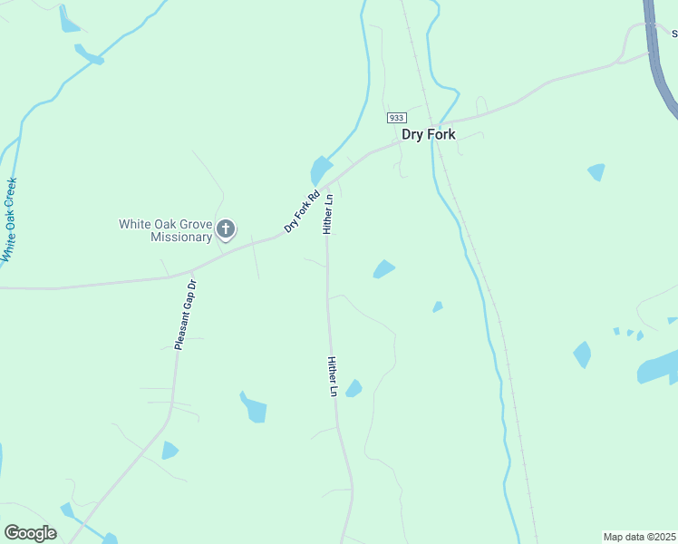 map of restaurants, bars, coffee shops, grocery stores, and more near 335 Hither Lane in Dry Fork