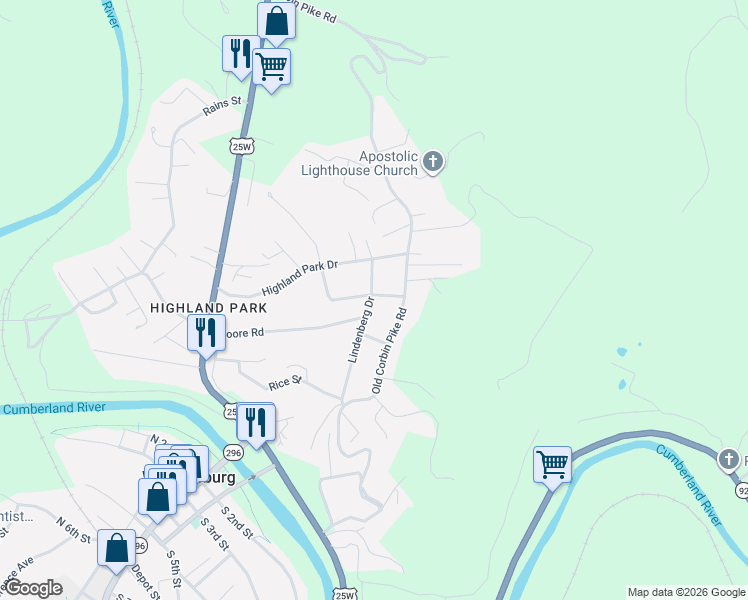 map of restaurants, bars, coffee shops, grocery stores, and more near 280 Lindenberg Drive in Williamsburg