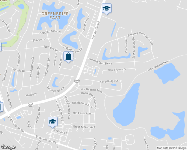 map of restaurants, bars, coffee shops, grocery stores, and more near 1008 Cranberry Drive in Chesapeake