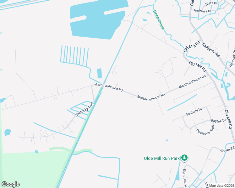 map of restaurants, bars, coffee shops, grocery stores, and more near 3441 Martin Johnson Road in Chesapeake