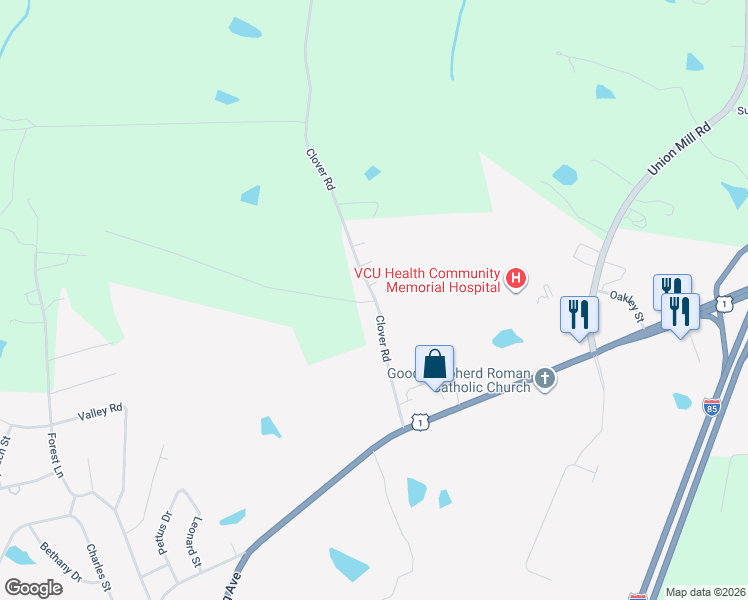 map of restaurants, bars, coffee shops, grocery stores, and more near 316 Clover Road in La Crosse
