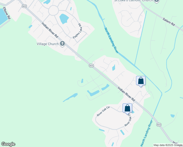 map of restaurants, bars, coffee shops, grocery stores, and more near 3909 State Route 603 in Virginia Beach