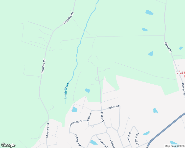 map of restaurants, bars, coffee shops, grocery stores, and more near 1069-1099 Forest Lane in South Hill