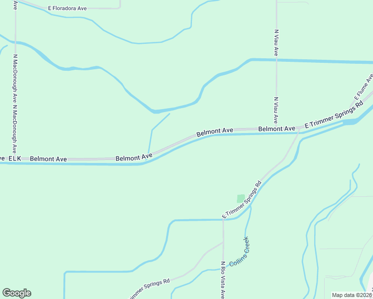 map of restaurants, bars, coffee shops, grocery stores, and more near 17281 East Belmont Avenue in Sanger