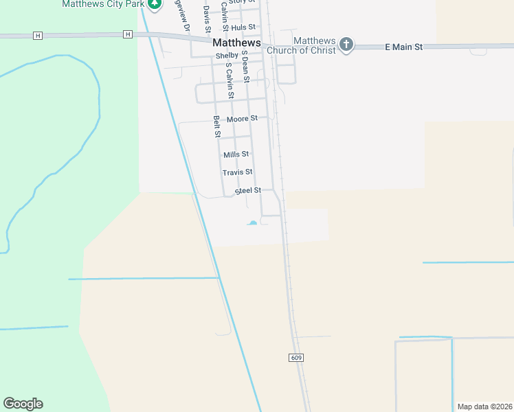 map of restaurants, bars, coffee shops, grocery stores, and more near 101 Steel Street in Matthews