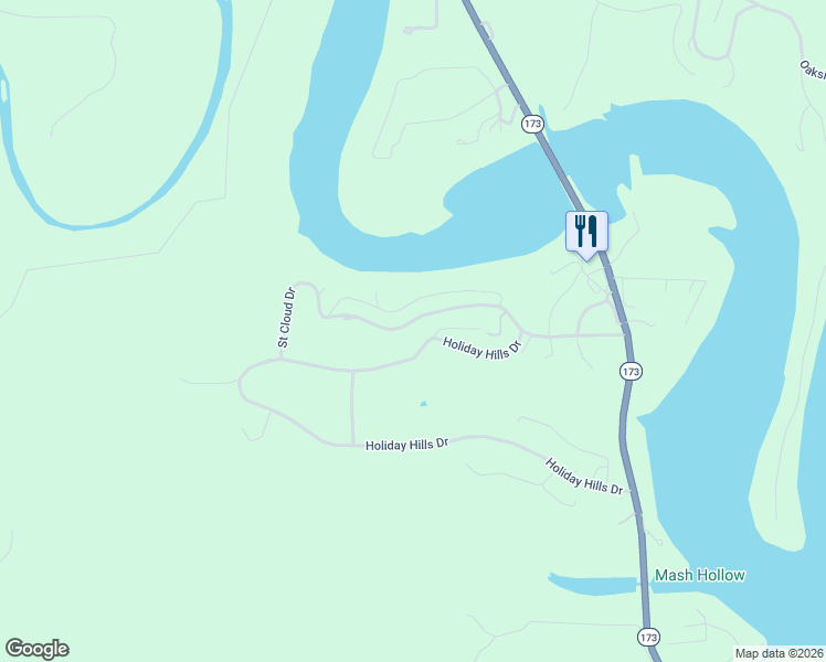 map of restaurants, bars, coffee shops, grocery stores, and more near 495 St Cloud Dr in Cape Fair