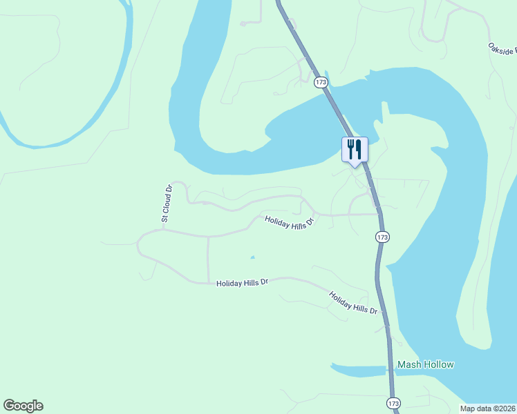 map of restaurants, bars, coffee shops, grocery stores, and more near 495 St Cloud Dr in Cape Fair