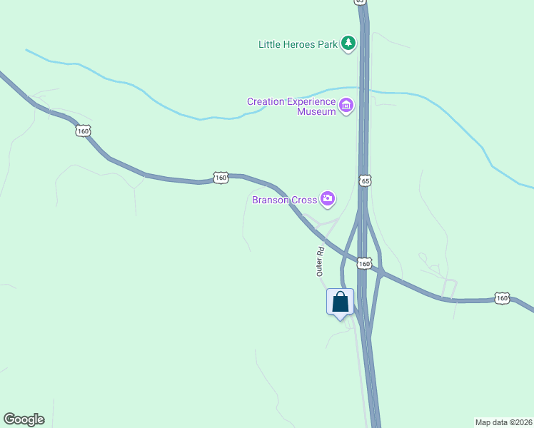 map of restaurants, bars, coffee shops, grocery stores, and more near in Branson
