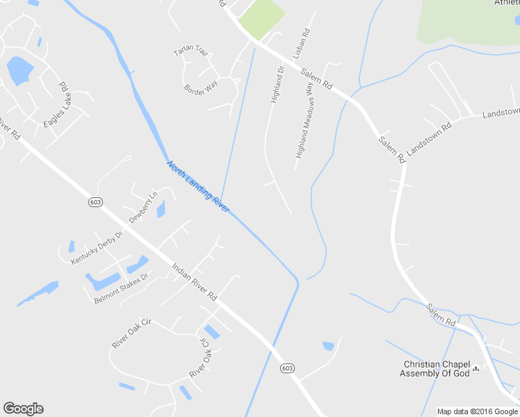 map of restaurants, bars, coffee shops, grocery stores, and more near 2653 Highland Dr in Virginia Beach