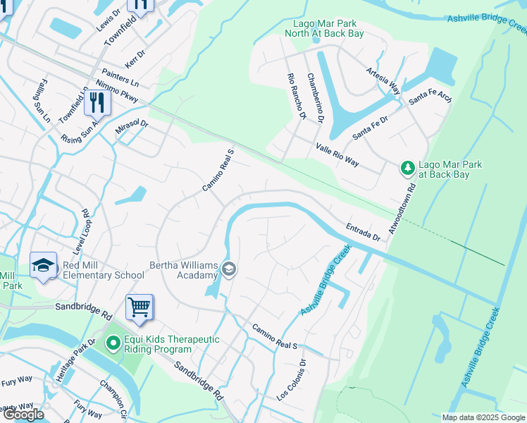 map of restaurants, bars, coffee shops, grocery stores, and more near 924 Brasileno Court in Virginia Beach