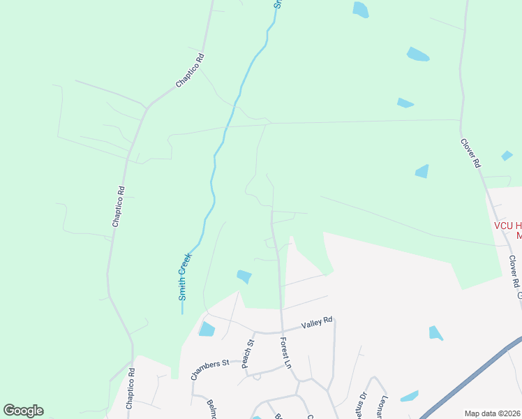 map of restaurants, bars, coffee shops, grocery stores, and more near 1069 Forest Lane in South Hill