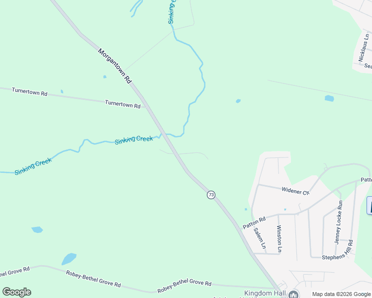 map of restaurants, bars, coffee shops, grocery stores, and more near 1806 Morgantown Road in Franklin