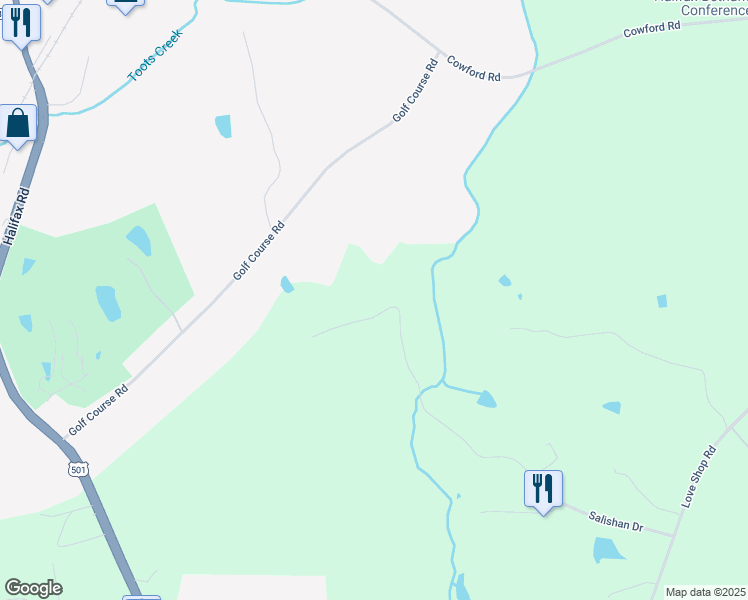 map of restaurants, bars, coffee shops, grocery stores, and more near 2036 Salishan Drive in Halifax