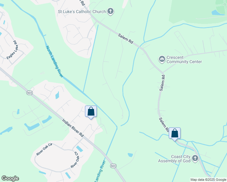 map of restaurants, bars, coffee shops, grocery stores, and more near 2656 Highland Drive in Virginia Beach