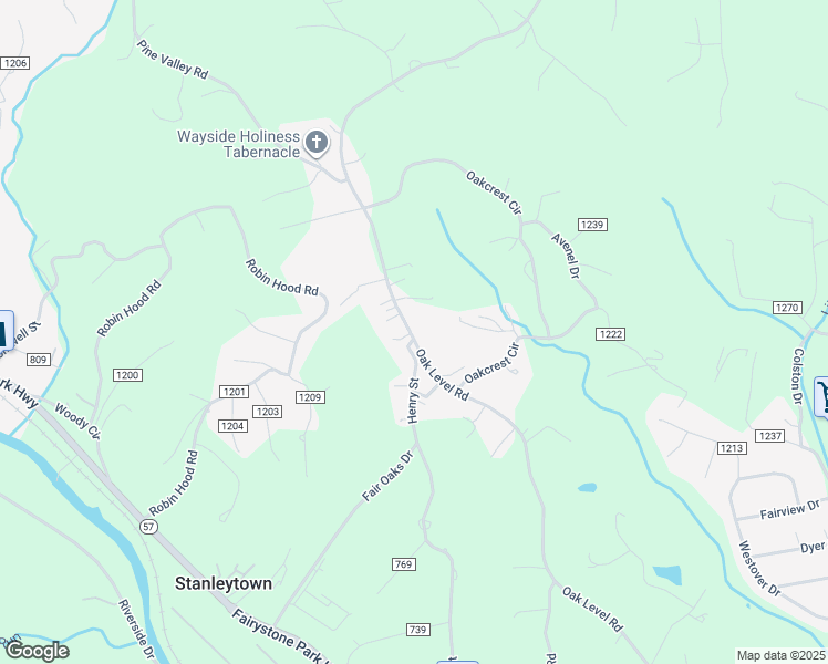 map of restaurants, bars, coffee shops, grocery stores, and more near 750-774 Henry Street in Bassett