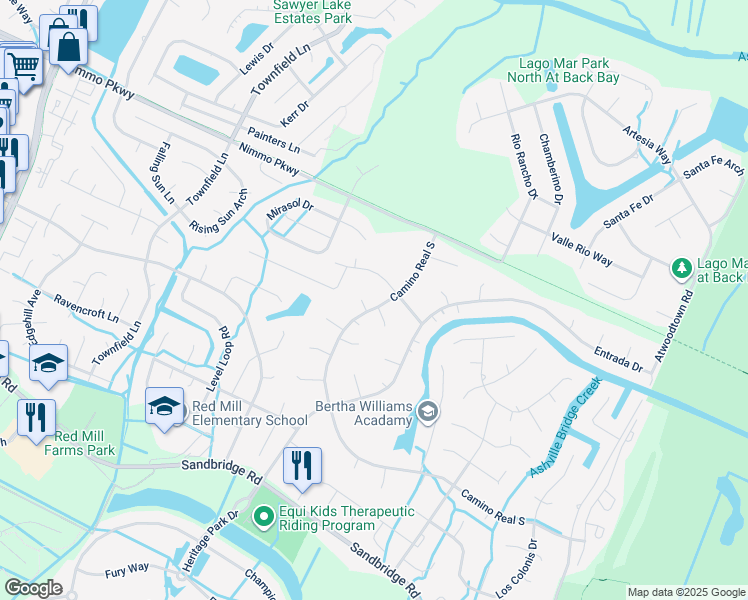 map of restaurants, bars, coffee shops, grocery stores, and more near 1000 Rota Circle in Virginia Beach