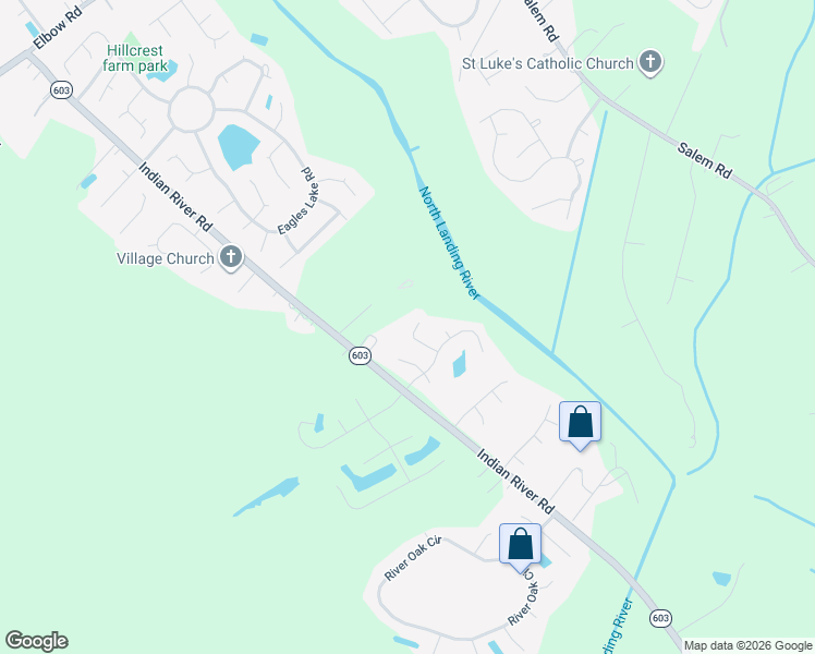 map of restaurants, bars, coffee shops, grocery stores, and more near 3825 Boysenberry Court in Virginia Beach