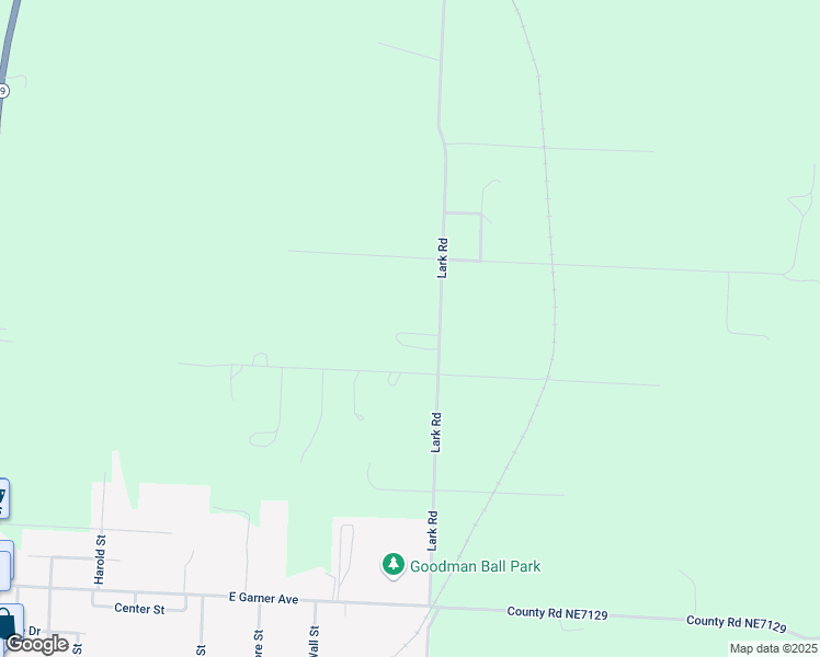 map of restaurants, bars, coffee shops, grocery stores, and more near 23 Sarratt Road in Goodman