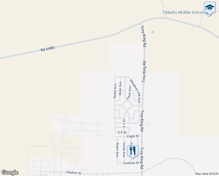 map of restaurants, bars, coffee shops, grocery stores, and more near 6 Road 2597 in Farmington