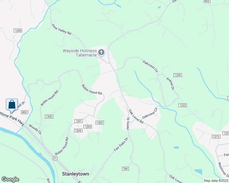 map of restaurants, bars, coffee shops, grocery stores, and more near Ridgeview Lane in Bassett