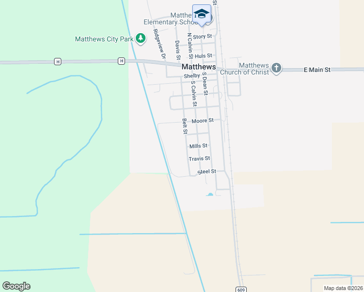 map of restaurants, bars, coffee shops, grocery stores, and more near 700 Belt Street in Matthews