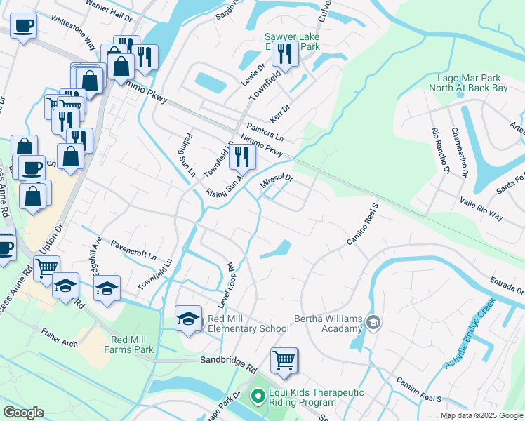 map of restaurants, bars, coffee shops, grocery stores, and more near 1140 Cordova Ct in Virginia Beach