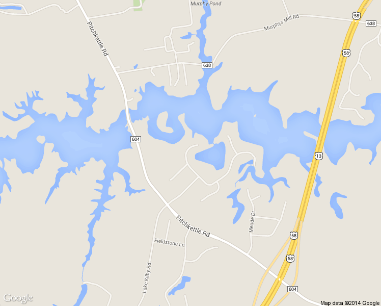 map of restaurants, bars, coffee shops, grocery stores, and more near 130 Pitchkettle Point Circle in Suffolk