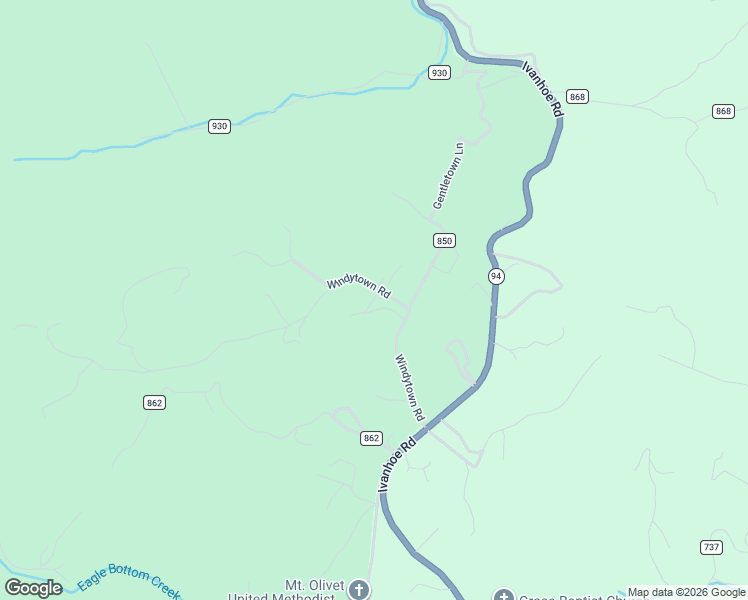 map of restaurants, bars, coffee shops, grocery stores, and more near 22 Hightop Lane in Fries