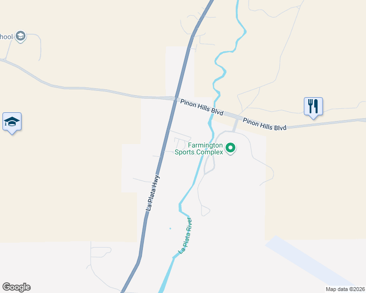 map of restaurants, bars, coffee shops, grocery stores, and more near 2830 Figueroh Avenue in Farmington