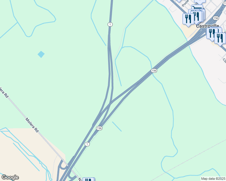 map of restaurants, bars, coffee shops, grocery stores, and more near 2 California 1 in Castroville