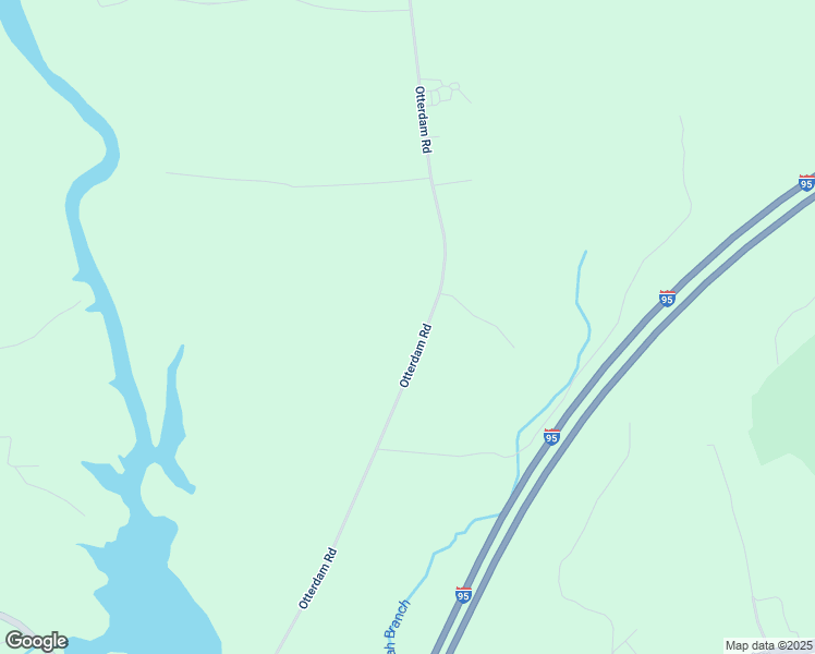 map of restaurants, bars, coffee shops, grocery stores, and more near 2158 Otterdam Road in Emporia
