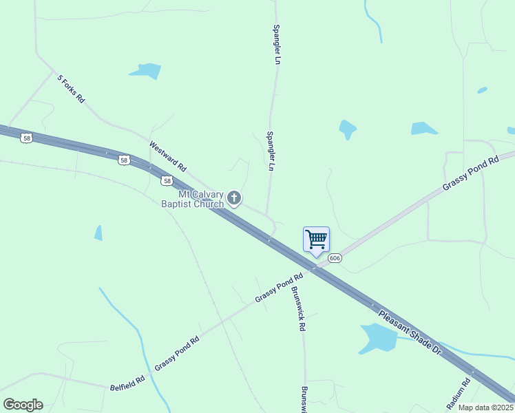 map of restaurants, bars, coffee shops, grocery stores, and more near 103 Westward Road in Freeman