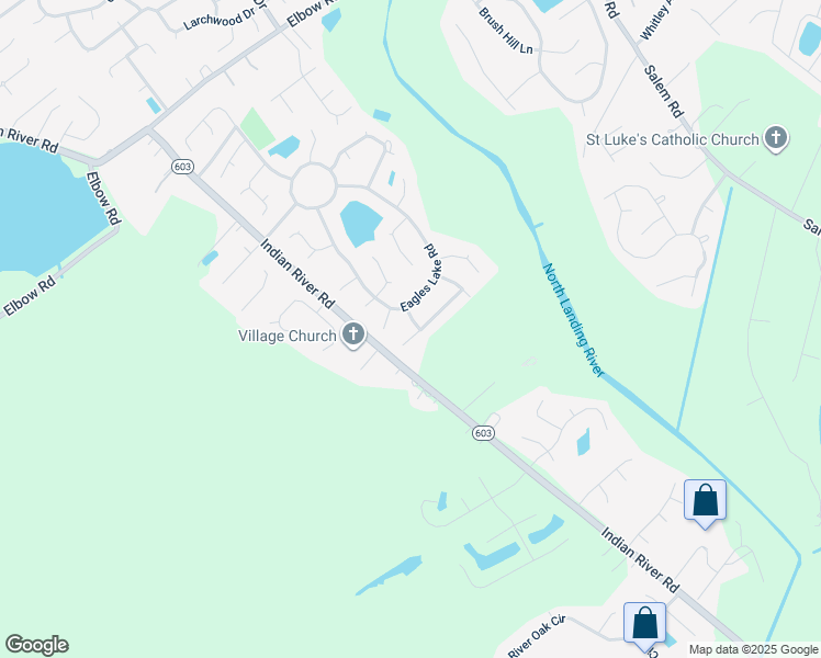 map of restaurants, bars, coffee shops, grocery stores, and more near 4332 Foreman Trail in Virginia Beach