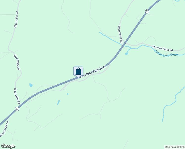 map of restaurants, bars, coffee shops, grocery stores, and more near Goose Market Loop in Patrick County