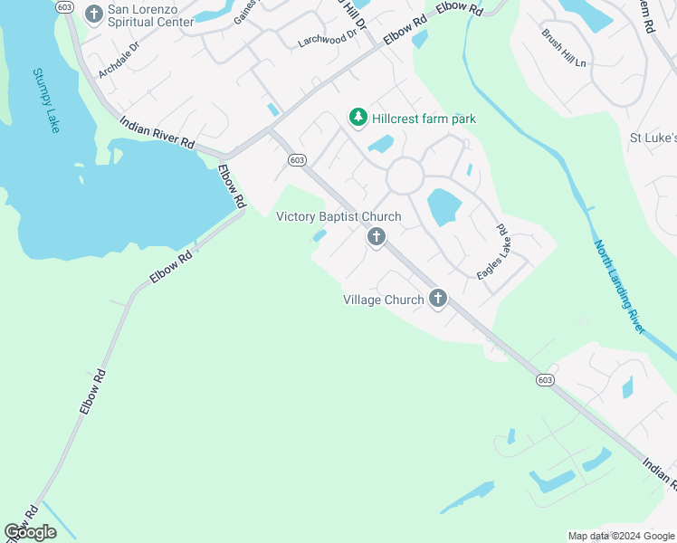 map of restaurants, bars, coffee shops, grocery stores, and more near 2421 Redemption Court in Virginia Beach