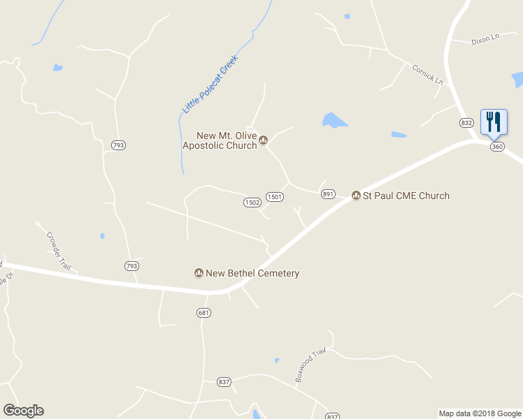 map of restaurants, bars, coffee shops, grocery stores, and more near 1098 Height Trail in Halifax