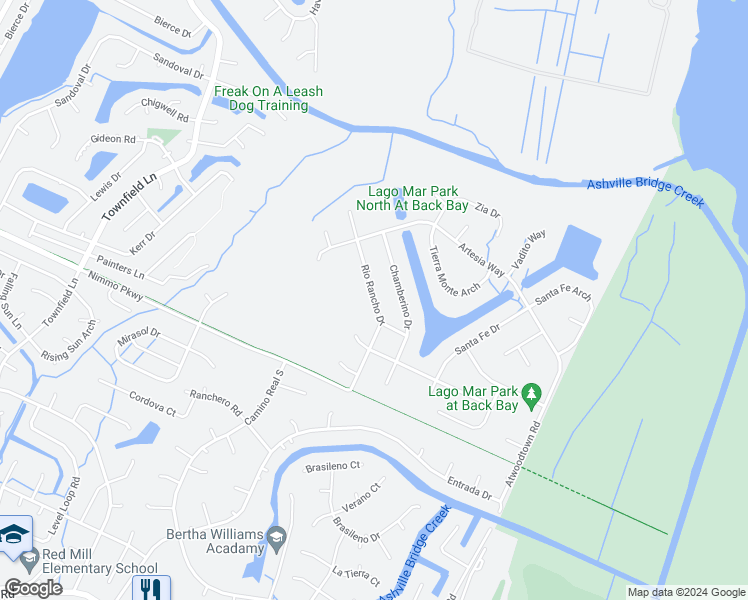 map of restaurants, bars, coffee shops, grocery stores, and more near 2248 Rio Rancho Drive in Virginia Beach