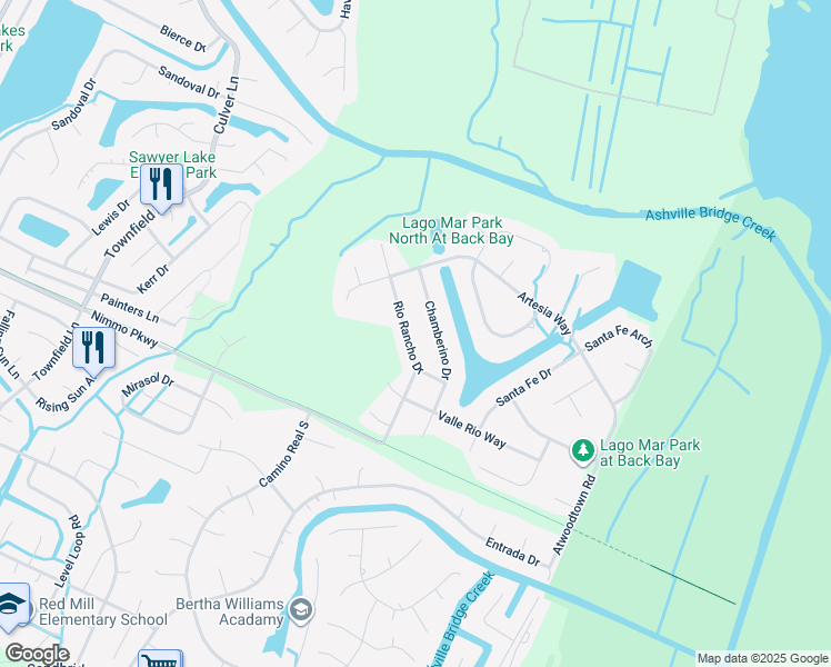 map of restaurants, bars, coffee shops, grocery stores, and more near 2248 Rio Rancho Drive in Virginia Beach