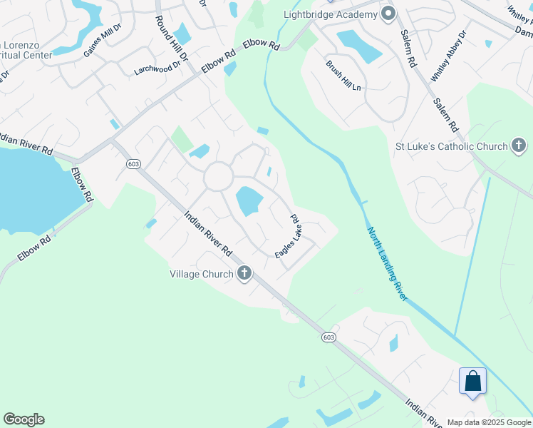 map of restaurants, bars, coffee shops, grocery stores, and more near 2521 Sandusky Avenue in Virginia Beach