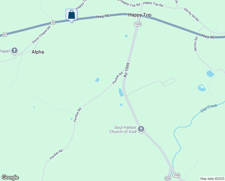 map of restaurants, bars, coffee shops, grocery stores, and more near 241 Perdue Road in Alpha