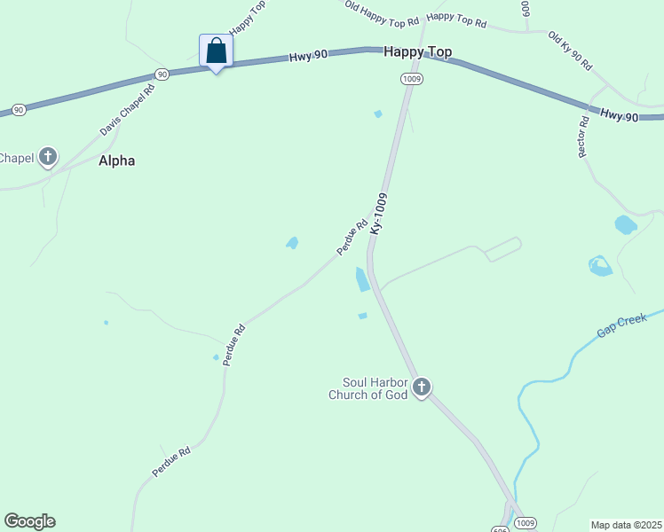 map of restaurants, bars, coffee shops, grocery stores, and more near 241 Perdue Road in Alpha