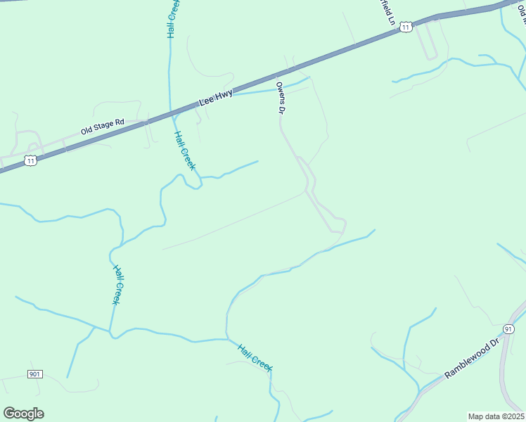 map of restaurants, bars, coffee shops, grocery stores, and more near Owens Drive in Washington County