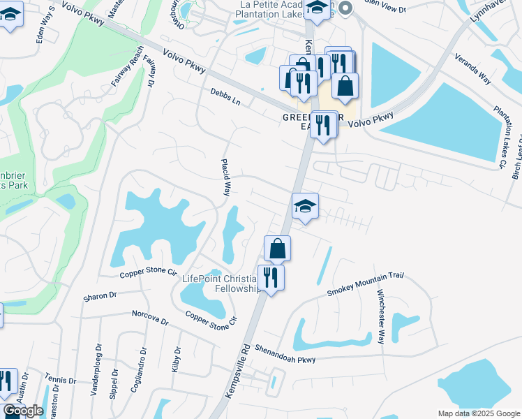 map of restaurants, bars, coffee shops, grocery stores, and more near 809 Nicholson Court in Chesapeake