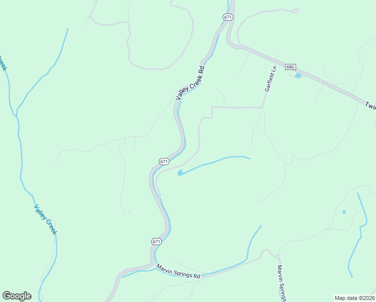 map of restaurants, bars, coffee shops, grocery stores, and more near 2664 Valley Creek Road in Nickelsville