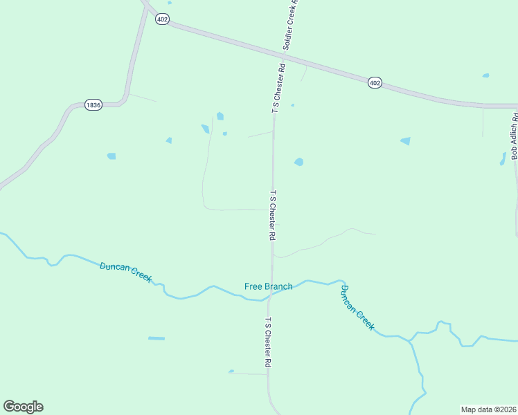map of restaurants, bars, coffee shops, grocery stores, and more near 25 Emanuel Lane in Kirksey