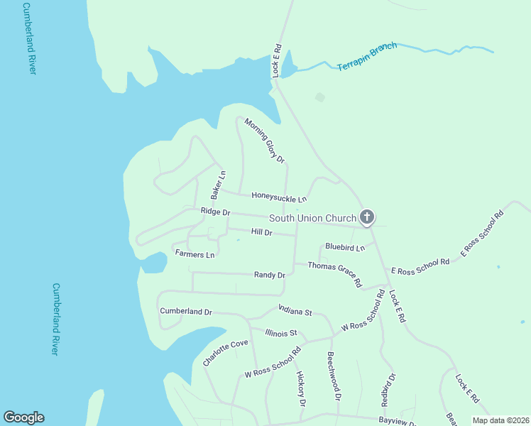 map of restaurants, bars, coffee shops, grocery stores, and more near Honeysuckle Ln in Cadiz