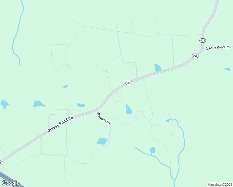 map of restaurants, bars, coffee shops, grocery stores, and more near 3358 Grassy Pond Road in Emporia