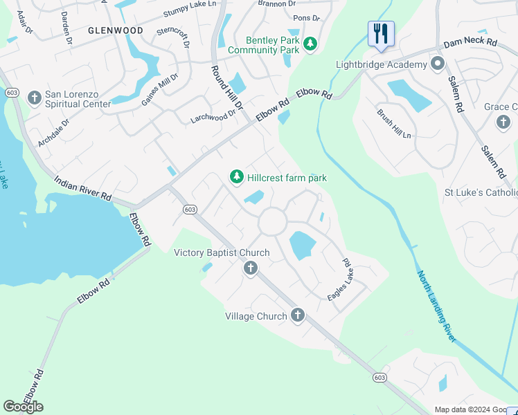 4372 Hillcrest Farms Circle, Virginia Beach VA Walk Score