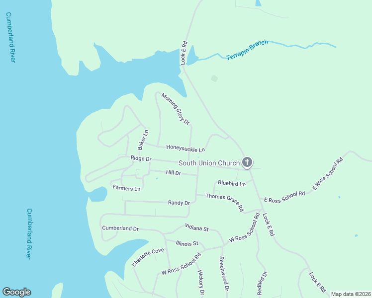 map of restaurants, bars, coffee shops, grocery stores, and more near Honeysuckle Lane in Cadiz