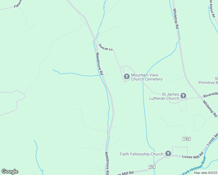 map of restaurants, bars, coffee shops, grocery stores, and more near 697-705 Needmore Road in Chilhowie